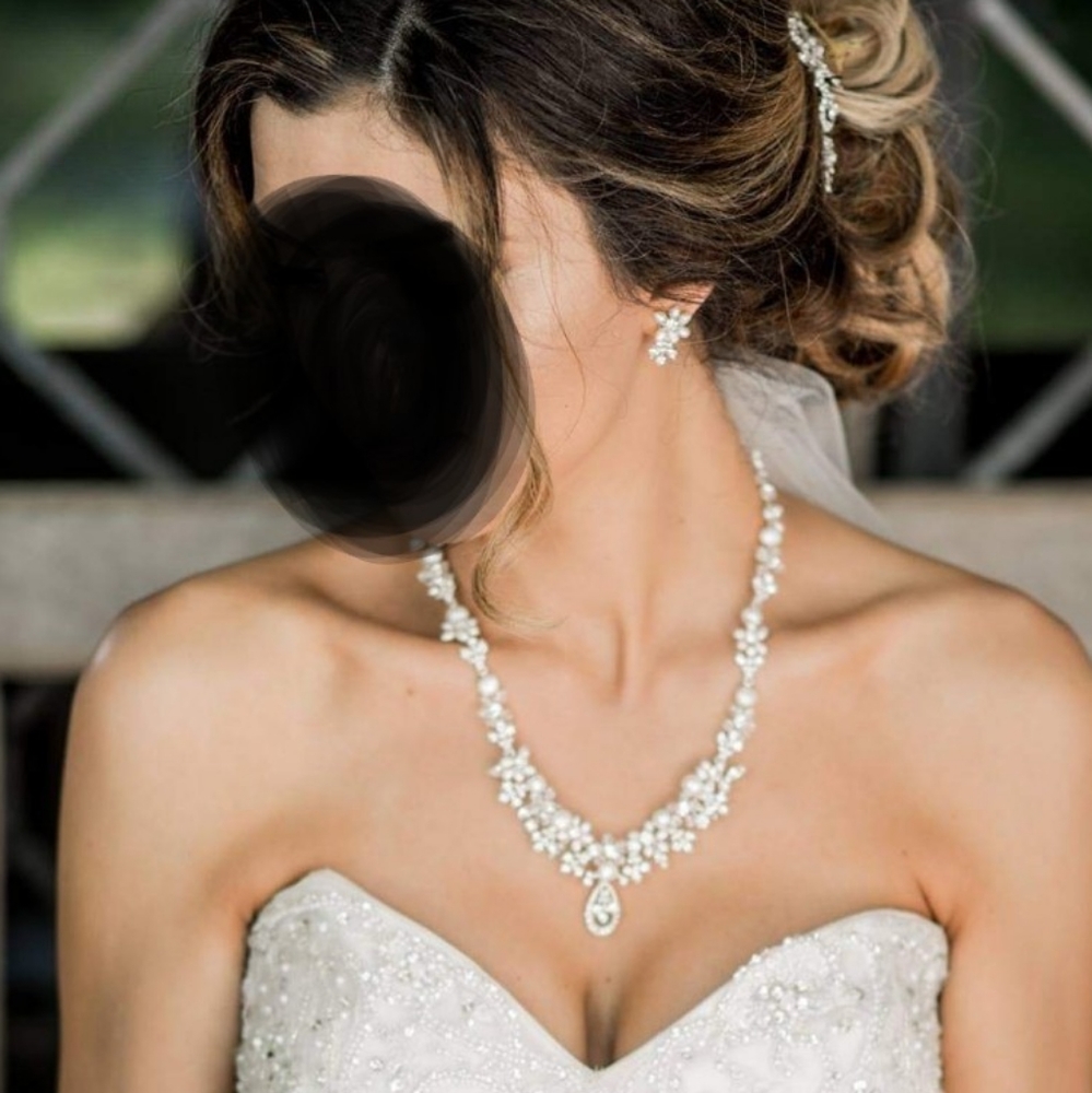 Mariell Bridal Necklace and Earrings Set